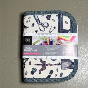 Easy Home Travel Sewing Kit - White and Black
